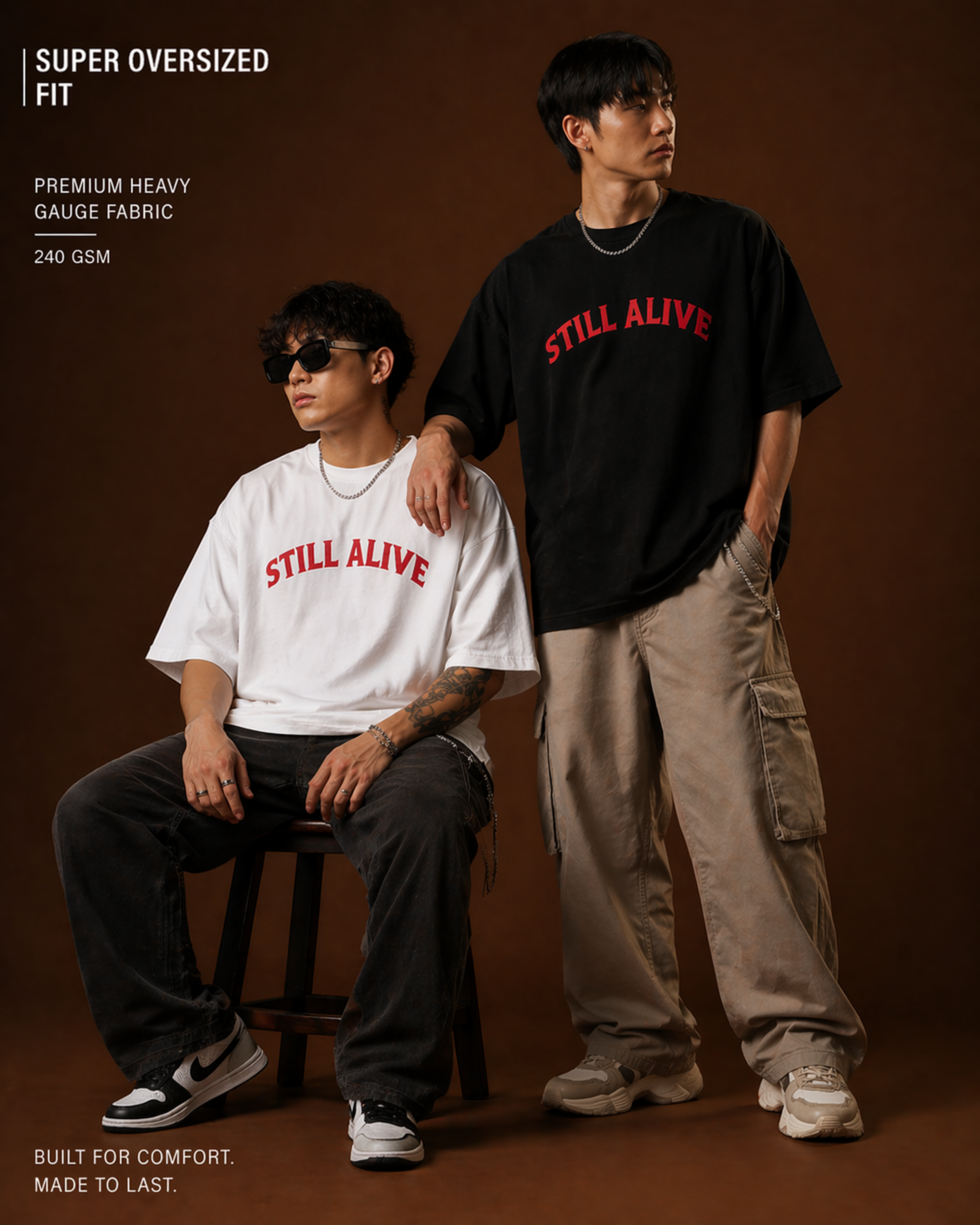 Still Alive Oversized Tee