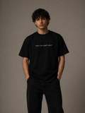 This Too Shall Pass Oversized Tee (Black & Navy Blue)