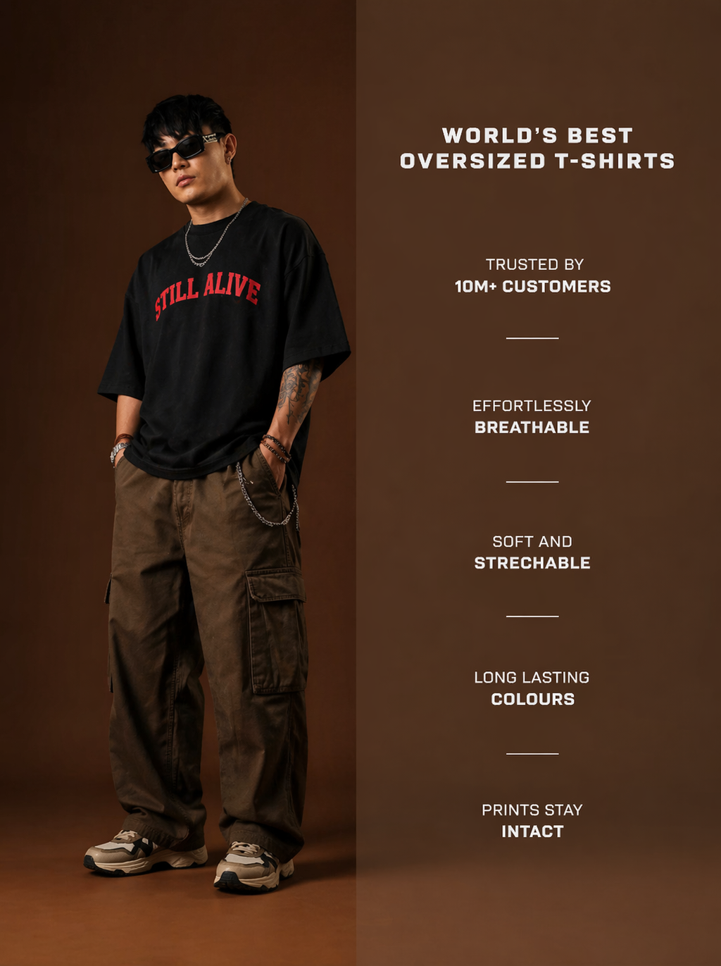 Still Alive Oversized Tee